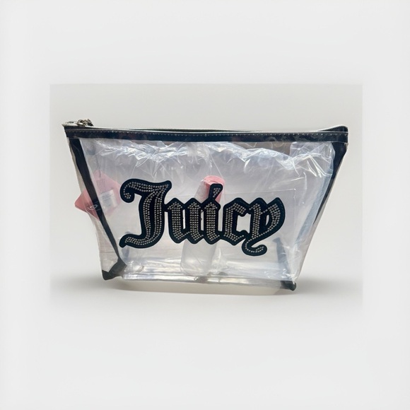 Juicy Couture Transparent Travel Cosmetic Bag - Picture 1 of 1